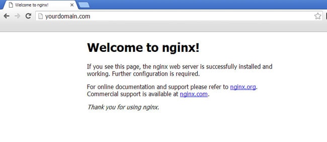 Install Nginx Web Server