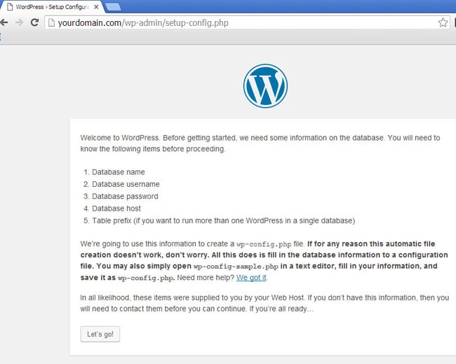 wordpress wp-admin